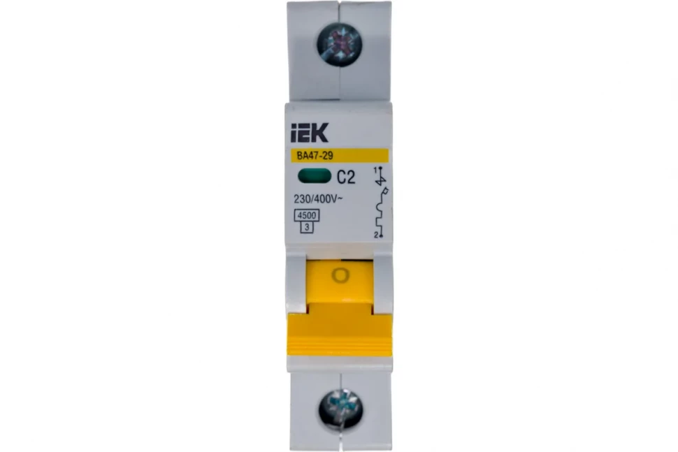KARAT Авт. выкл. ВА47-29 1P C 2А 4,5кА IEK в Ростове-на-Дону в Ростове-на-Дону