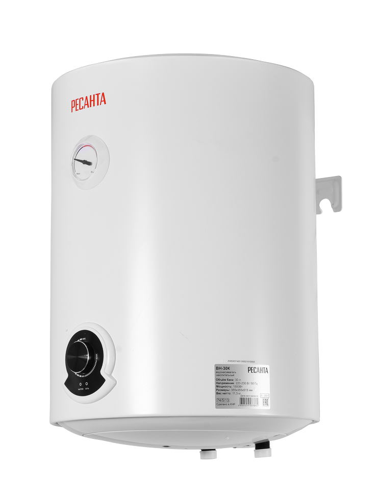 Водонагреватель накопительный ВН-30К Ресанта