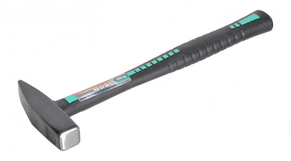 Молоток слесарный, 500 г, кованный боек, фибергласовая рукоятка Sturm!