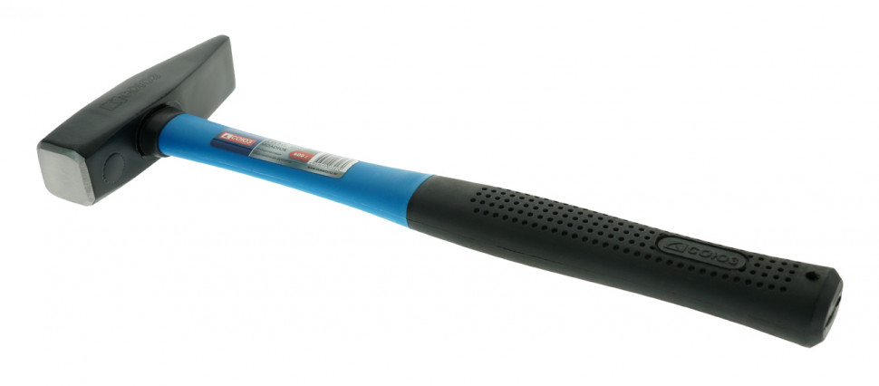 Молоток слесарный, кованый боек, 600 г, фибергласовая рукоятка, СОЮЗ