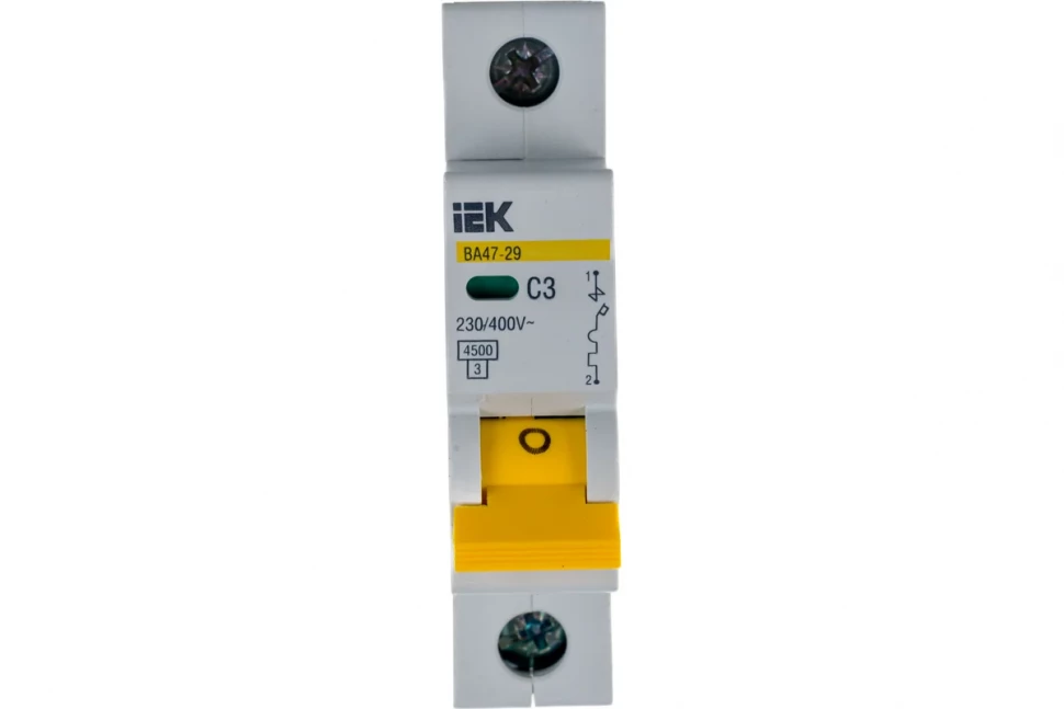 KARAT Авт. выкл. ВА47-29 1P C 3А 4,5кА IEK в Ростове-на-Дону в Ростове-на-Дону