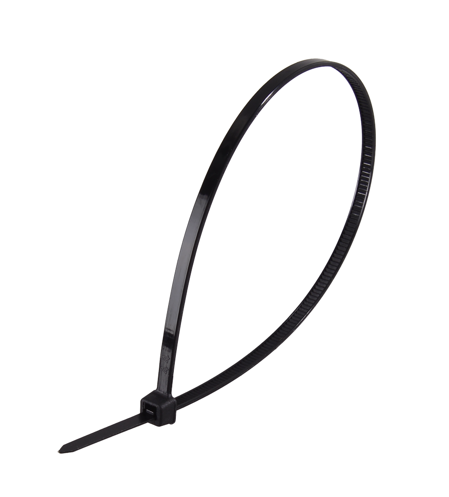 Хомуты нейлоновые (стяжки) черные 100 шт. Вихрь 3,6*250 Ч