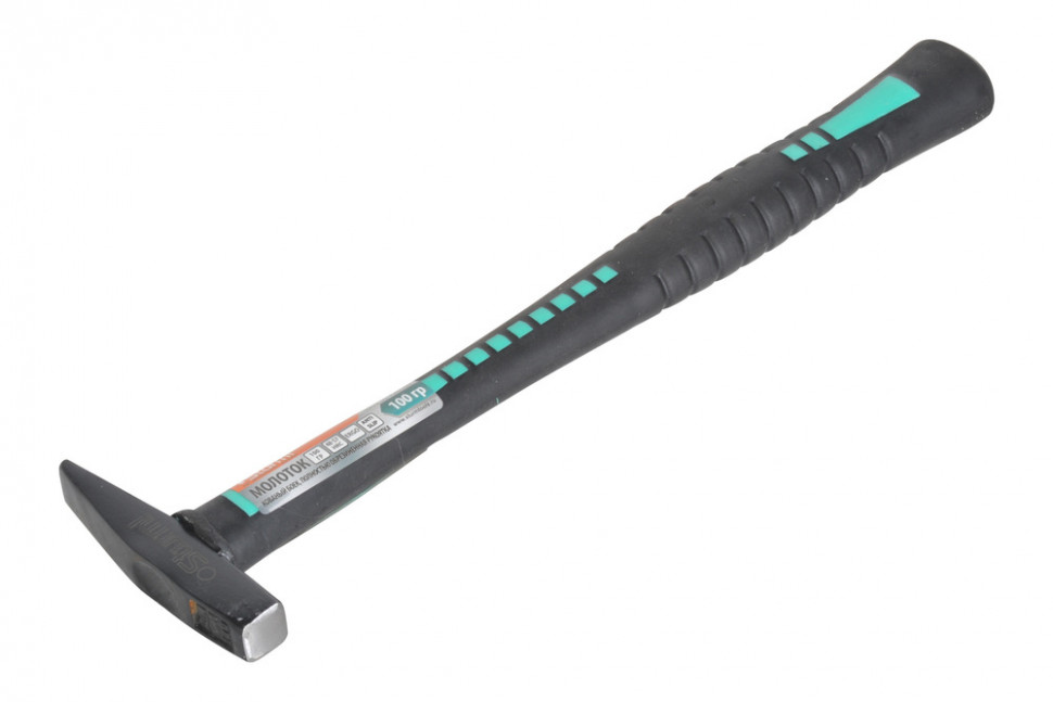 Молоток слесарный, 100 г, кованный боек, фибергласовая рукоятка Sturm!