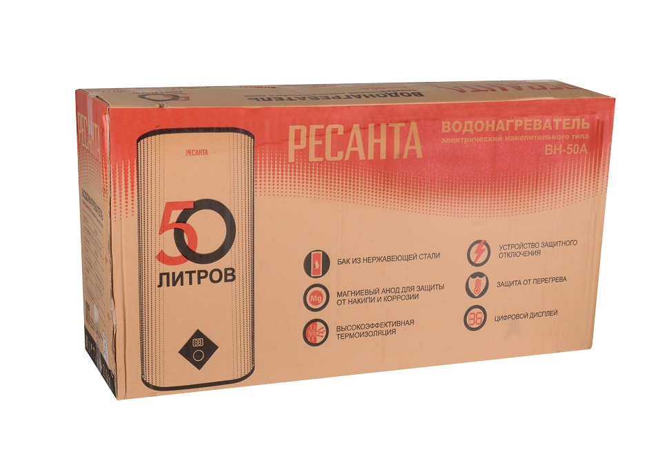 Водонагреватель накопительный ВН-50А Ресанта