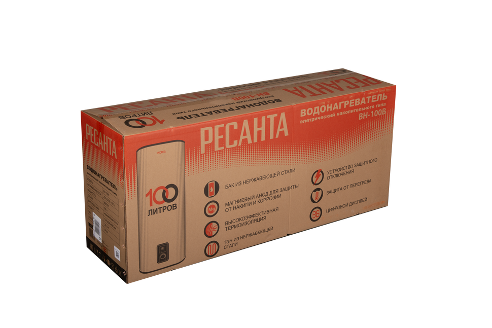 Водонагреватель накопительный ВН-100В Ресанта