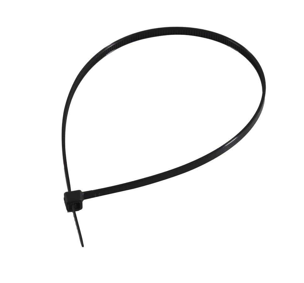 Хомуты нейлоновые (стяжки) черные 100 шт. Вихрь 3,6*300 Ч