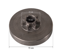 Ведущая звездочка Huter для бензопил 0.325 (BS-52-62)