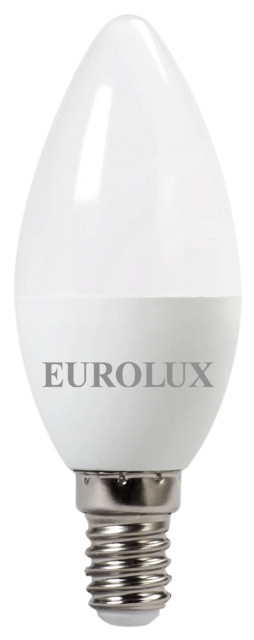 Лампа светодиодная EUROLUX LL-E-C37-5W-230-4K-E14 в Ростове-на-Дону в Ростове-на-Дону