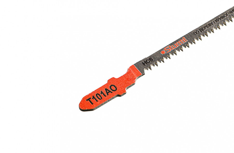 Пилки для лобзика по дереву T101AO, 2 шт, 83х51мм, шаг зуба 1,4мм, чистый фигурный рез, HCS, Sturm!