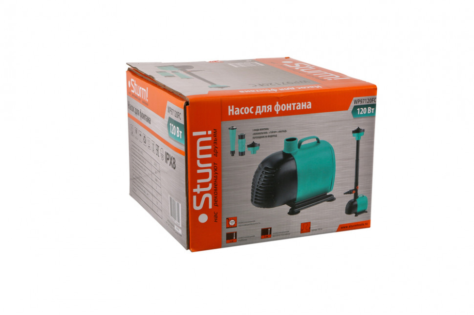 Фонтанный насос Sturm! WP97120FC в Ростове-на-Дону в Ростове-на-Дону