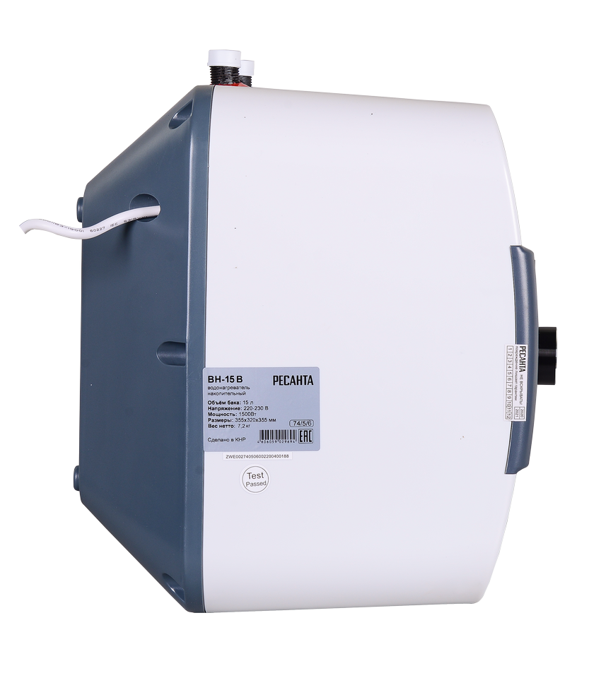 Водонагреватель накопительный ВН-15В Ресанта