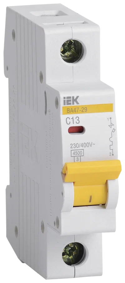 KARAT Авт. выкл. ВА47-29 1P C 13А 4,5кА IEK в Ростове-на-Дону в Ростове-на-Дону