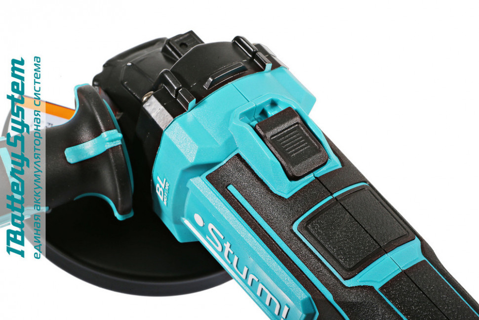 Аккумуляторная УШМ Sturm! CAG1812BLE 1BatterySystem