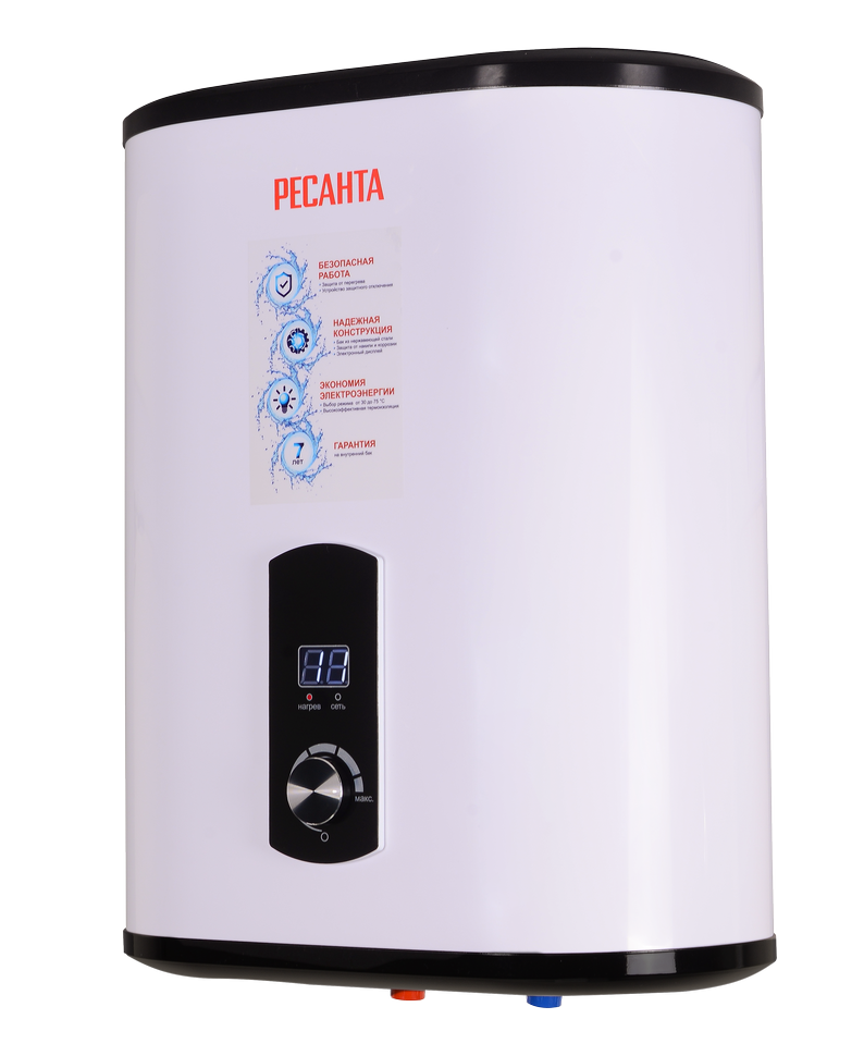 Водонагреватель накопительный ВН-30В Ресанта