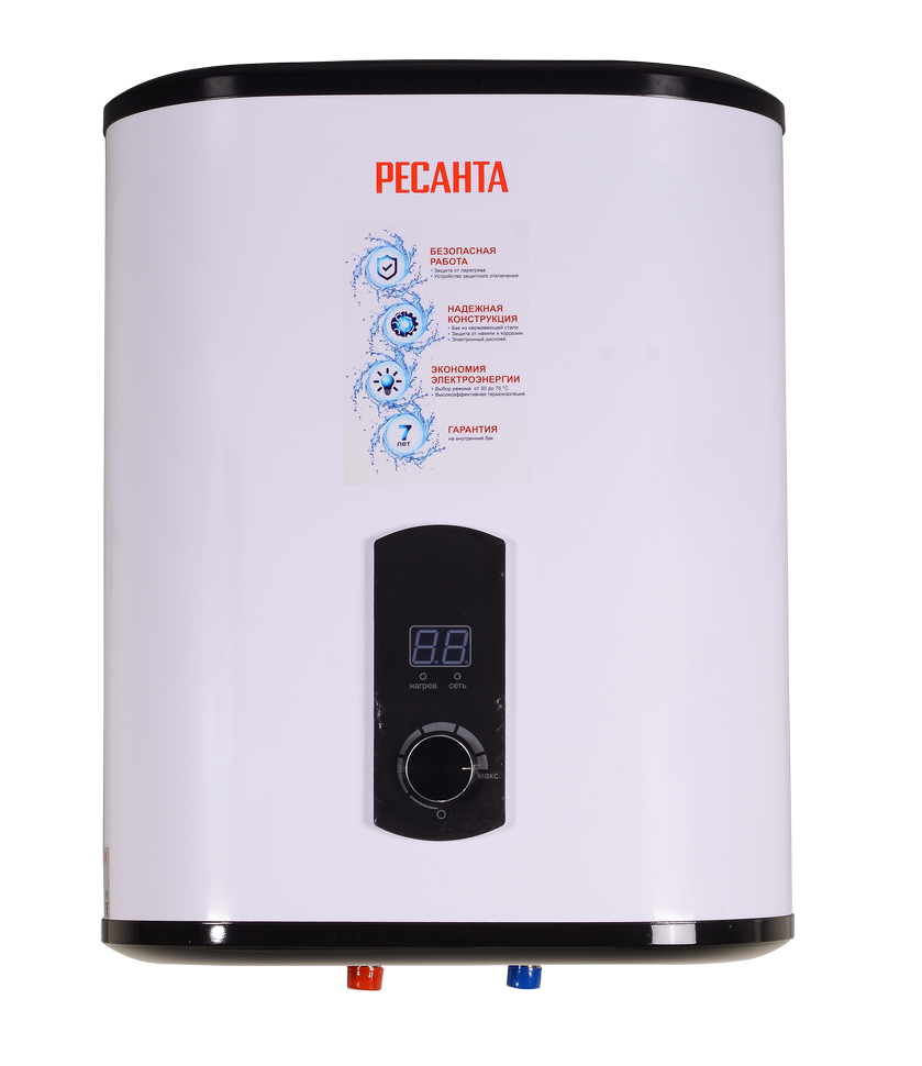 Водонагреватель накопительный ВН-30В Ресанта