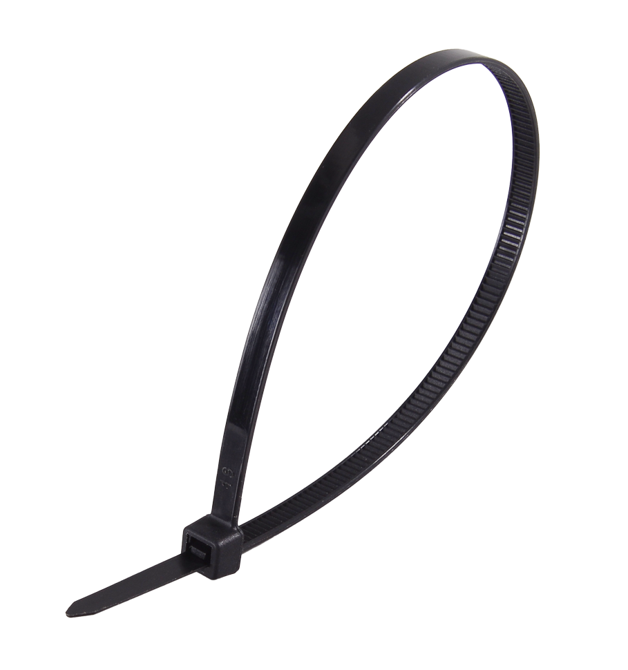 Хомуты нейлоновые (стяжки) черные 100 шт. Вихрь 4,8*250 Ч