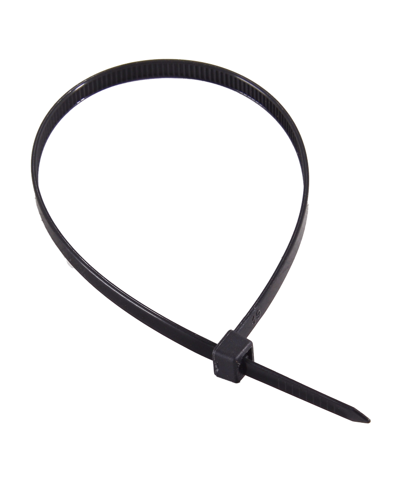 Хомуты нейлоновые (стяжки) черные 100 шт. Вихрь 4,8*250 Ч