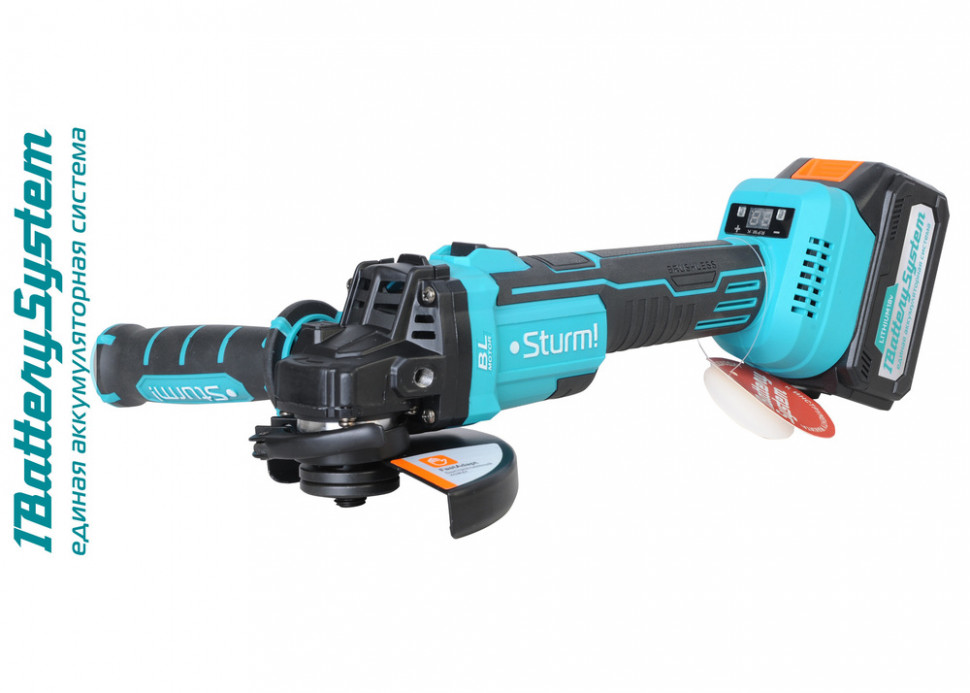 Аккумуляторные УШМ Sturm! CAG1812E 1BatterySystem