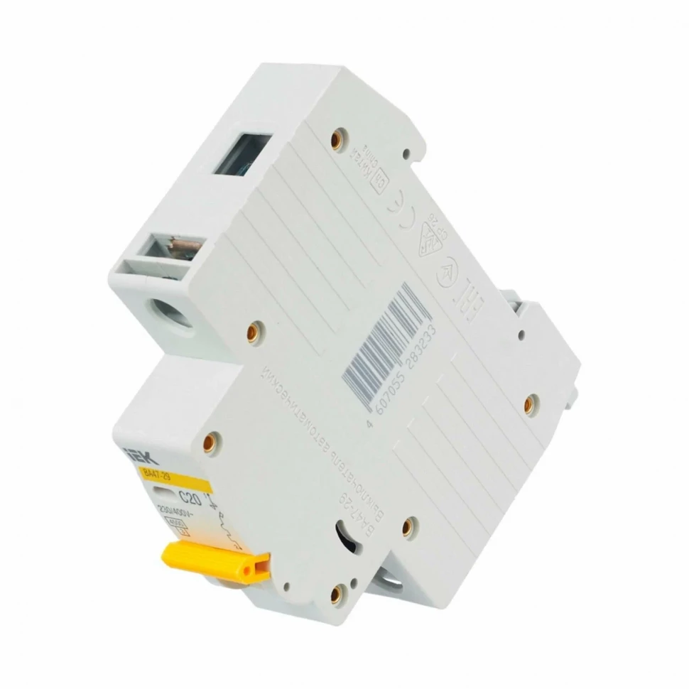 KARAT Авт. выкл. ВА47-29 1P C 20А 4,5кА IEK в Ростове-на-Дону в Ростове-на-Дону