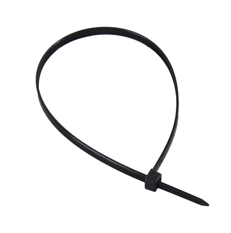 Хомуты нейлоновые (стяжки) черные 100 шт. Вихрь 4,8*300 Ч