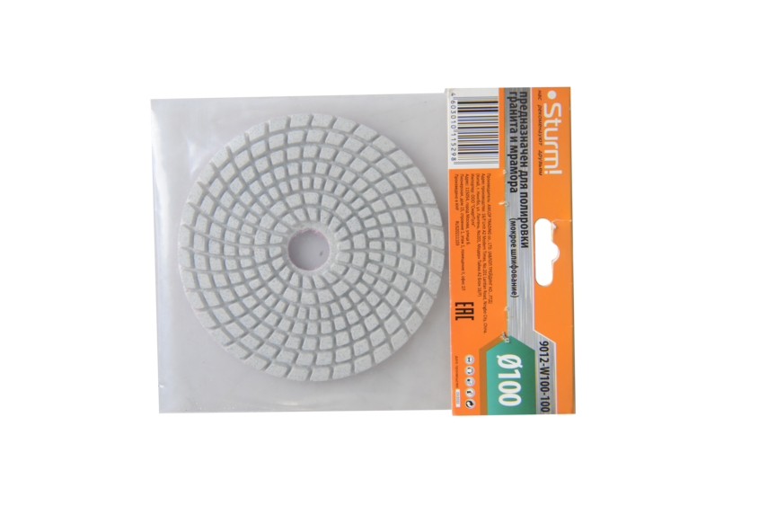 Круг шлифовальный гибкий Sturm! 9012-W100-100
