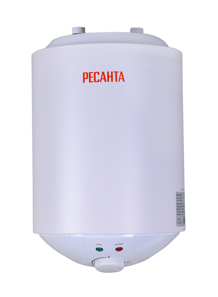 Водонагреватель накопительный ВН-10КВ Ресанта
