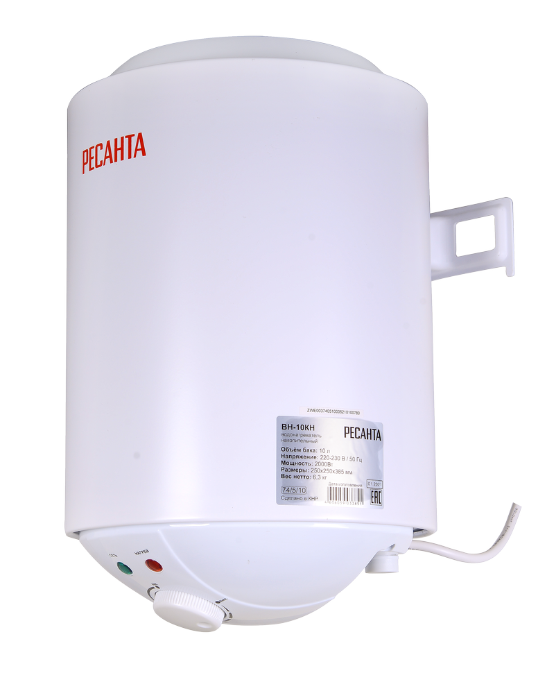 Водонагреватель накопительный ВН-10КН Ресанта