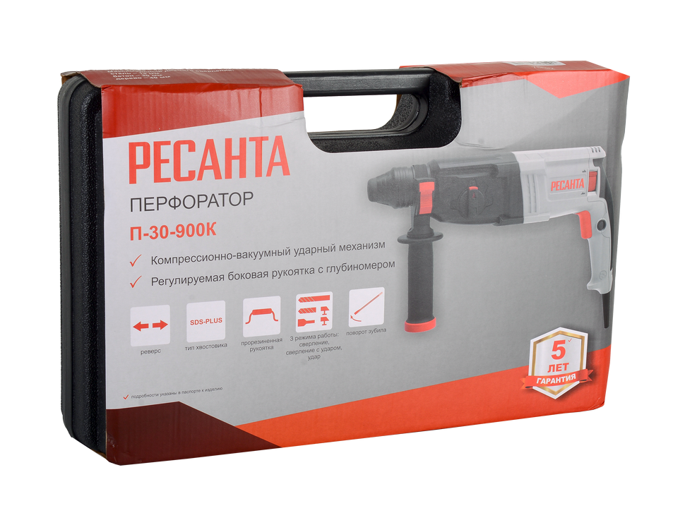 Перфоратор Ресанта П-30-900К