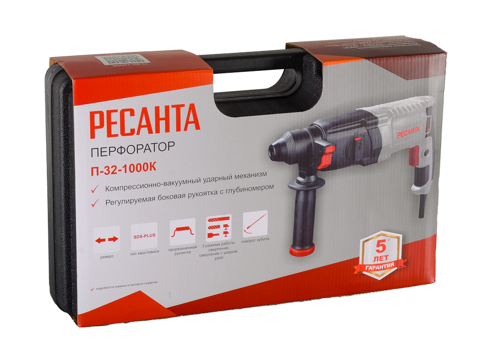 Перфоратор Ресанта П-32-1000К