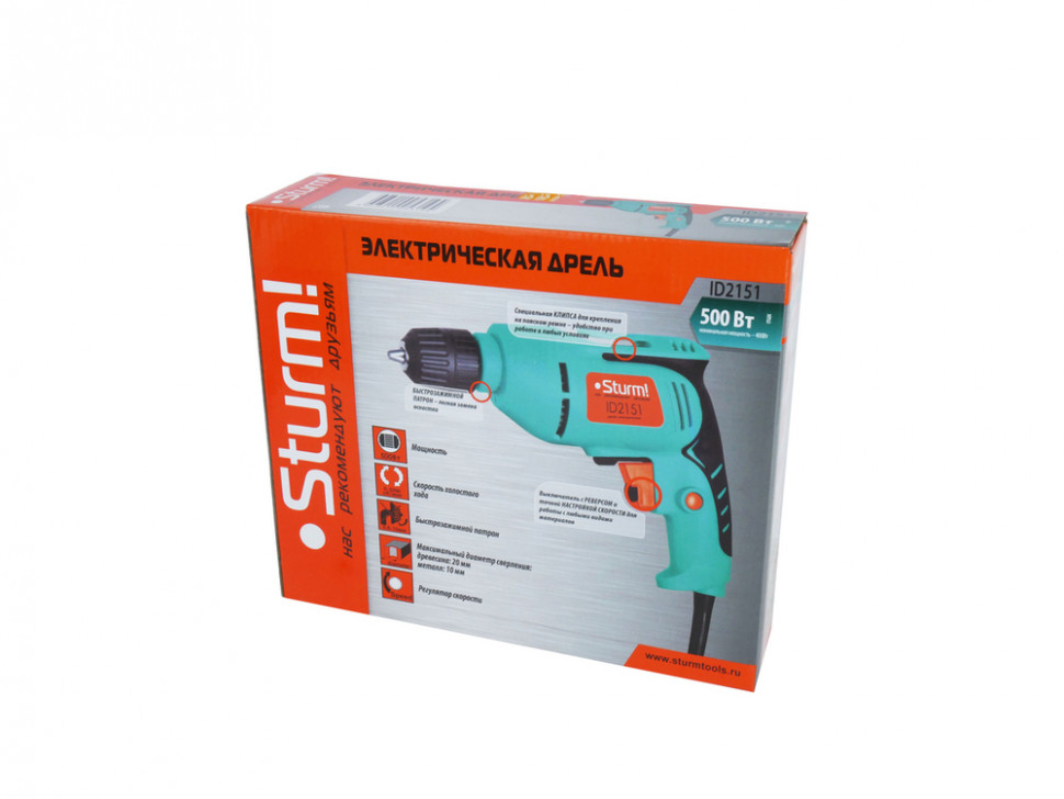 Дрель безударная Sturm! ID2151 в Ростове-на-Дону в Ростове-на-Дону