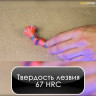 Нож 25мм, обрезиненный корпус, лезвие SK2 0.7мм, Hanskonner-video
