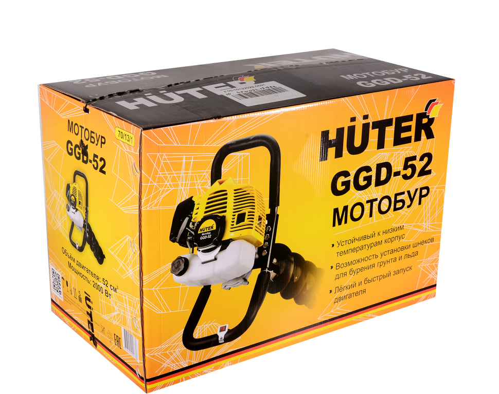 Мотобур HUTER GGD-52 в Ростове-на-Дону в Ростове-на-Дону