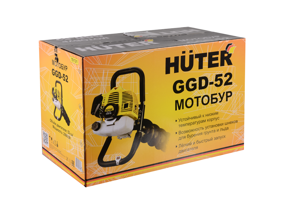 Мотобур HUTER GGD-52 в Ростове-на-Дону в Ростове-на-Дону