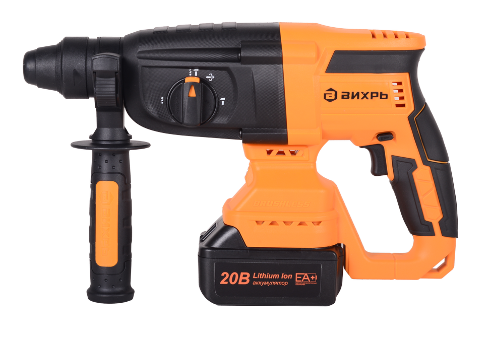 Перфоратор аккумуляторный Вихрь АП-20Li/4 (в комплекте 2 АКБ и ЗУ) в кейсе