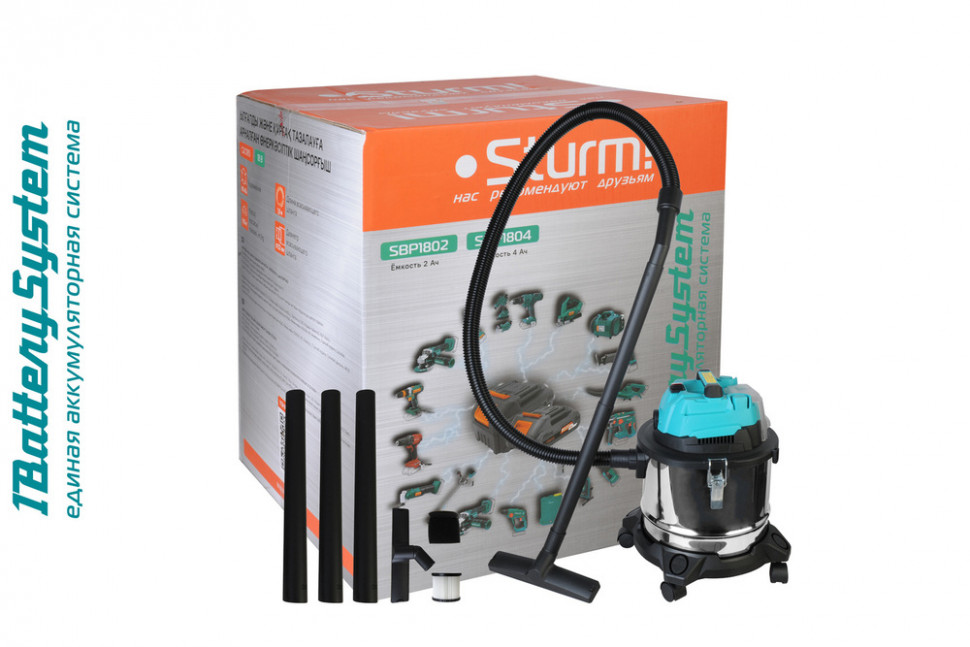 Аккумуляторные пылесосы Sturm! CVC1815 1BatterySystem в Ростове-на-Дону в Ростове-на-Дону