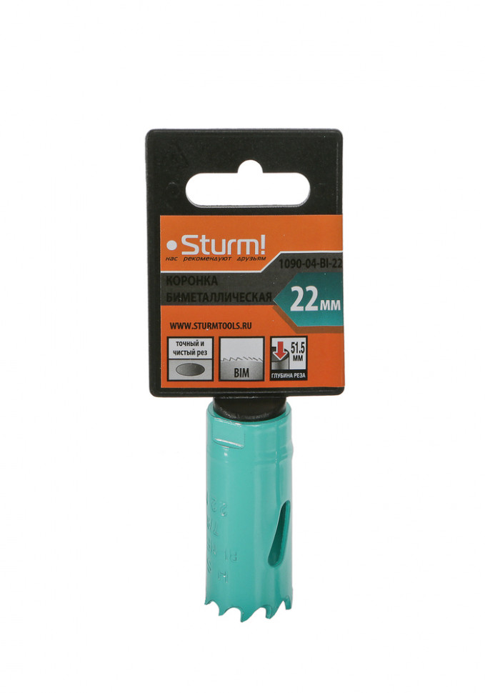 Коронка биметаллическая, 22 мм, 1/2&ampquot, Sturm! в Ростове-на-Дону в Ростове-на-Дону