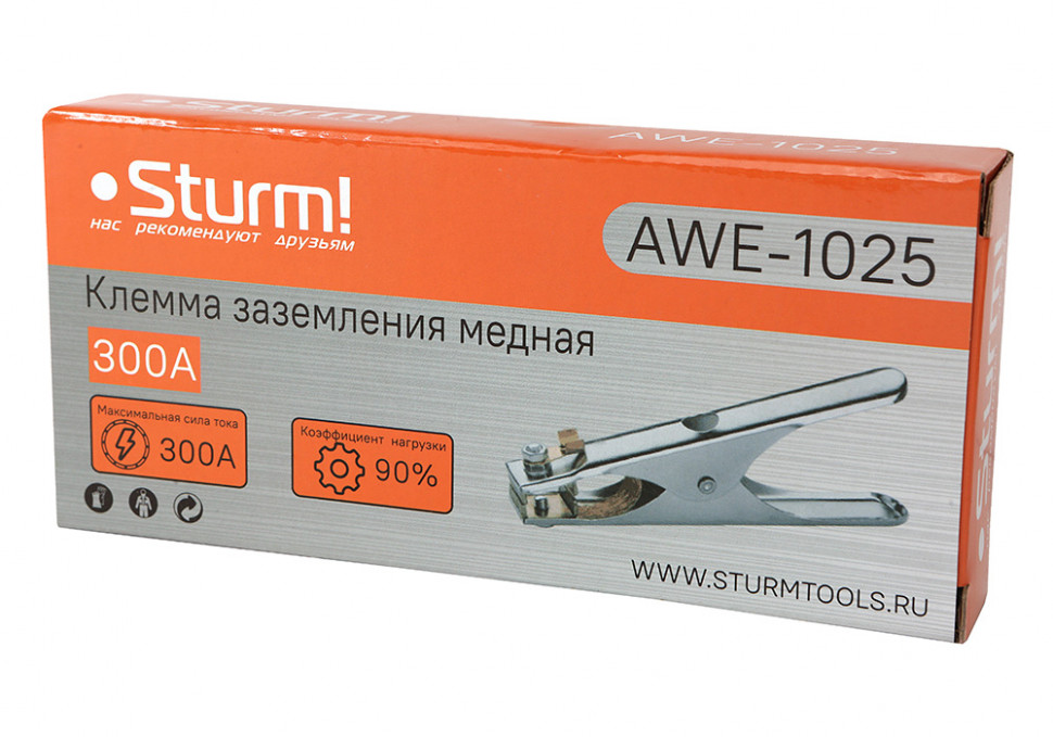 Клемма заземления 300A, медная Sturm!