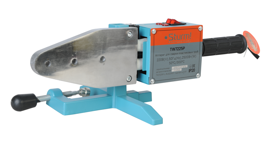 Аппарат для сварки пластиковых труб Sturm! TW7225P в Ростове-на-Дону в Ростове-на-Дону