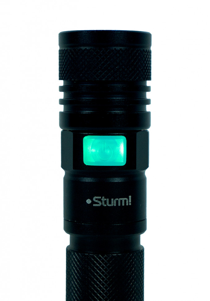 Фонарь 300лм, L2 светодиод, 3x кратный зум, 5 режимов, Sturm! в Ростове-на-Дону в Ростове-на-Дону