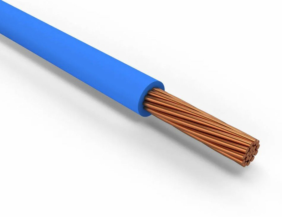 Провод одножильный гибкий ПуГВнг(А)-LS 1,0 син. ГОСТ ККЗ