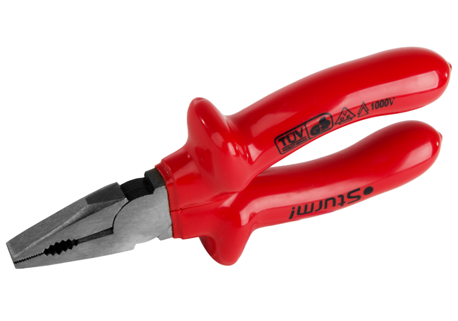 Пассатижи, 200мм, диэлектрические рукоятки, Sturm!