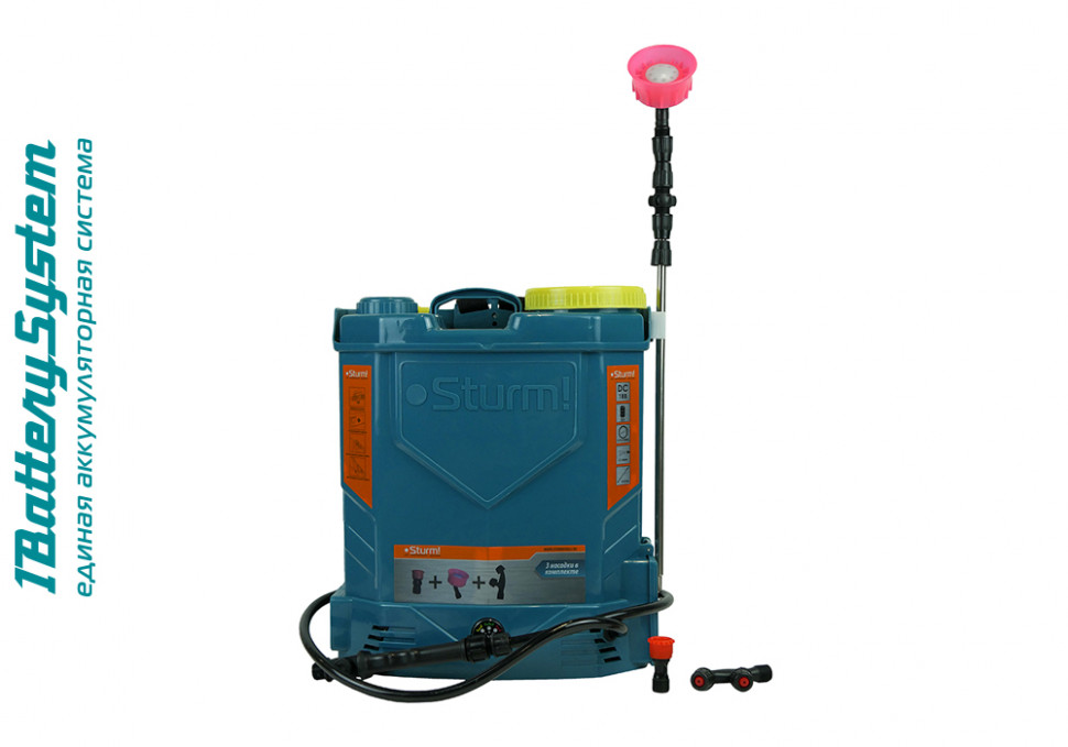 Опрыскиватель аккумуляторный Sturm! GS8212N 1BatterySystem без АКБ и ЗУ