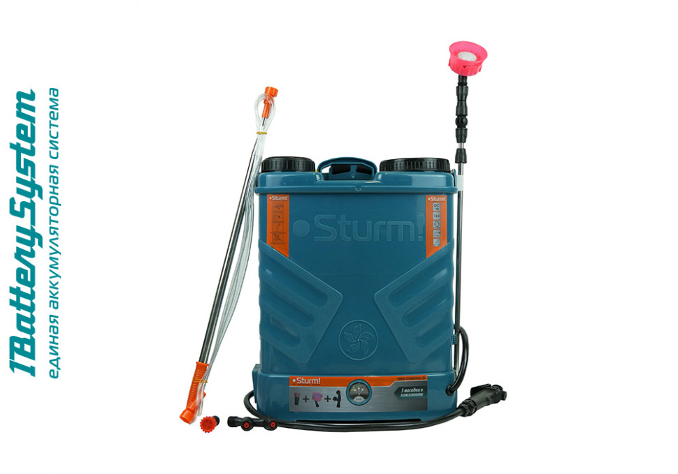 Опрыскиватель аккумуляторный Sturm! GS8216N 1BatterySystem