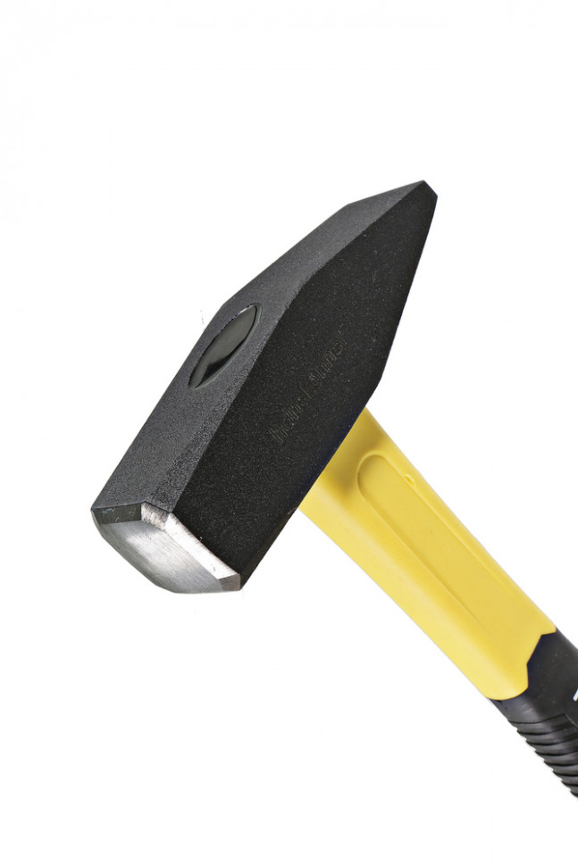 Молоток слесарный, кованый боек, 1000 г, фибергласовая рукоятка, Hanskonner