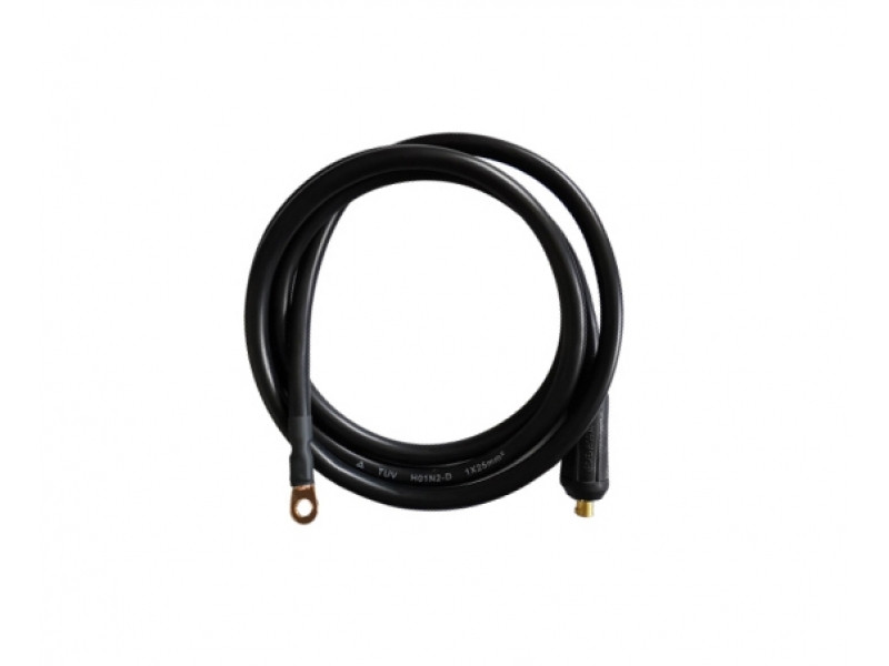 Кабель сварочный многожильный 16мм2, с вилкой 10-25мм, 2м Sturm!