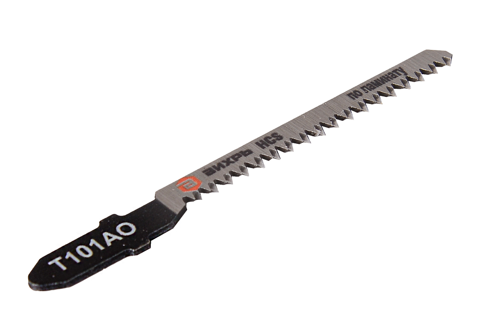 Пилки для лобзика ВИХРЬ Т101АО по ламинату, чистый, фигурный рез