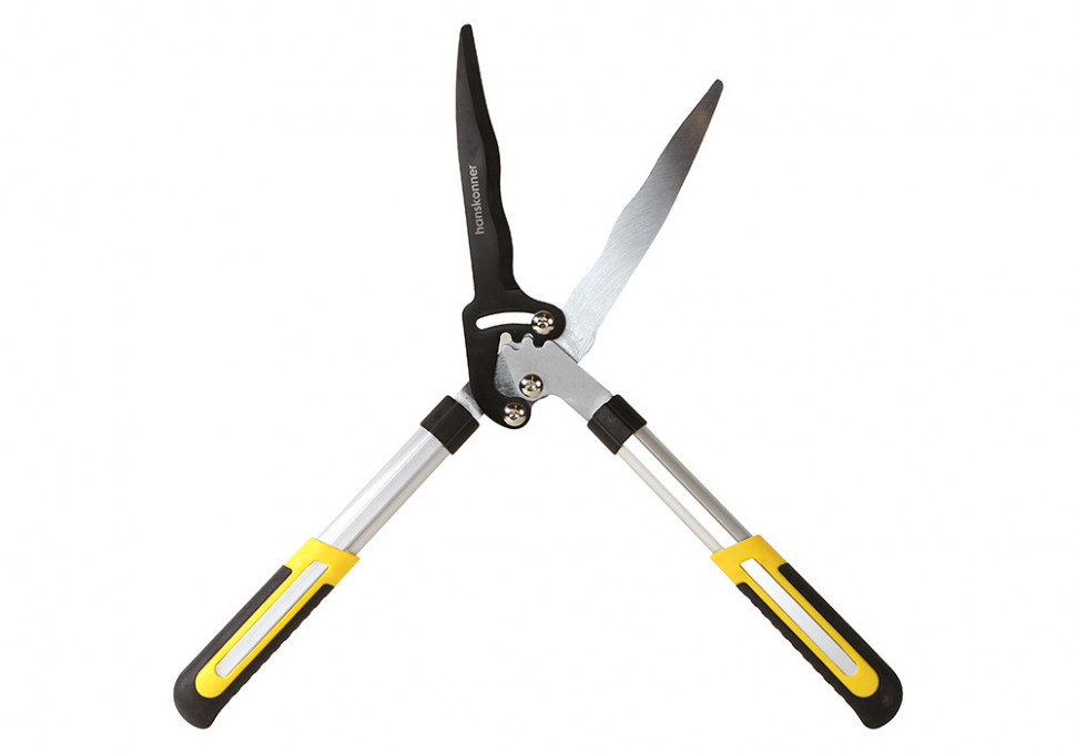 Кусторез, 570 мм, волнистое лезвие, храповый механизм, Hanskonner