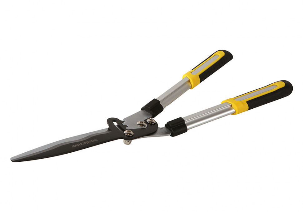 Кусторез, 570 мм, волнистое лезвие, храповый механизм, Hanskonner