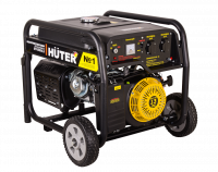 Бензиновый генератор HUTER DY6500LX с колесами
