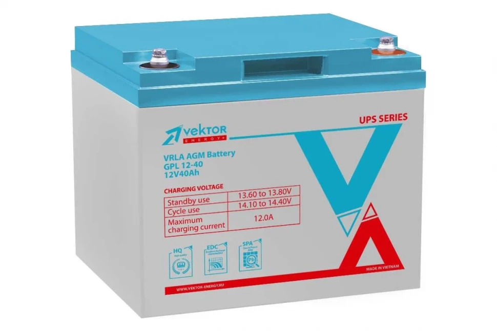 Аккумуляторная батарея GPL 12-40 в Ростове-на-Дону в Ростове-на-Дону